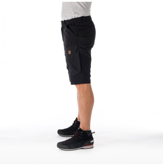 NORTHFINDER TRAVIS BE-3356AD-449 men's hybrid Adventure cargo shorts Raven