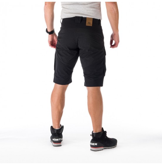 NORTHFINDER TRAVIS BE-3356AD-449 men's hybrid Adventure cargo shorts Raven