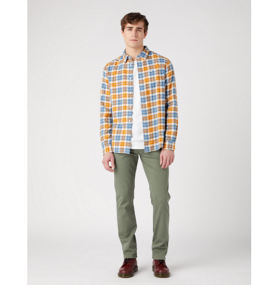 WRANGLER GREENSBORO NON DENIM DUSTY OLIVE ΛΑΔΙ W15QLNX45