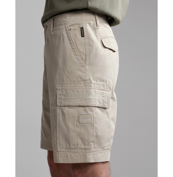 NAPAPIJRI N-NUS CARGO SHORTS BEIGE SILVER (NP0A4G5GN901)