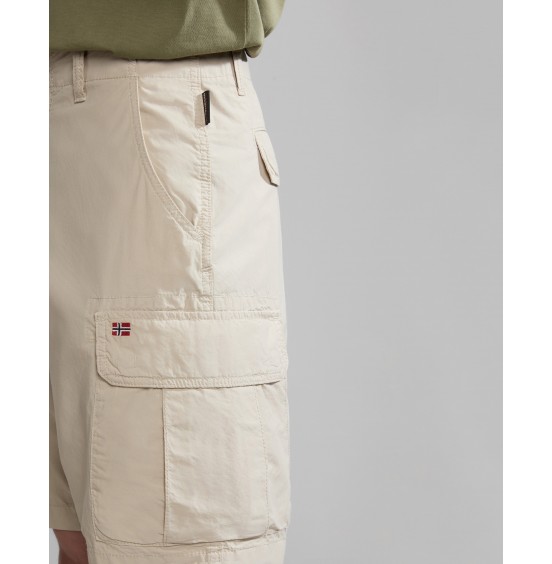 NAPAPIJRI NOTO 5 CARGO SHORTS BEIGE SILVER (NP0A4GAMN901)