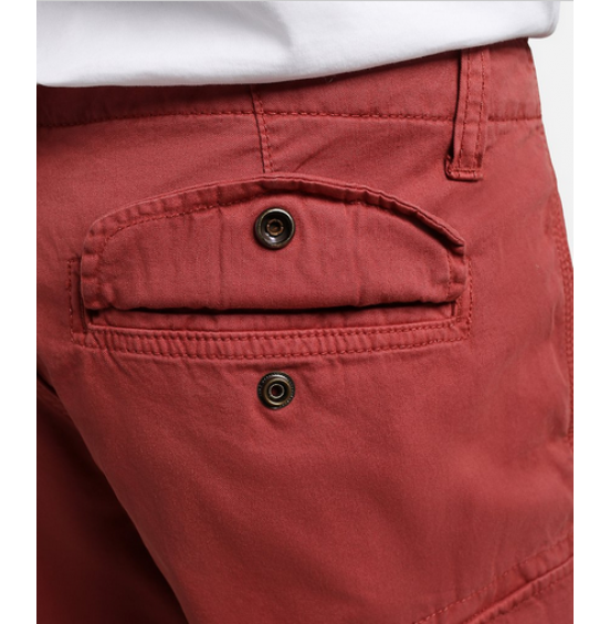 NAPAPIJRI N-NUS CARGO SHORTS RED MARSALA (NP0A4G5GRE61)