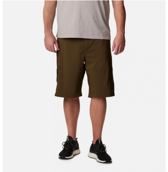 COLUMBIA SILVER RIDGE UTILITY CARGO SHORT OLIVE GREEN EXTENDED SIZE (2030742319)