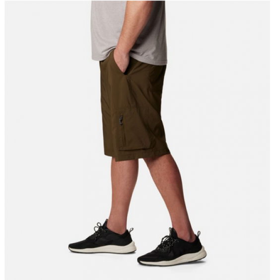 COLUMBIA SILVER RIDGE UTILITY CARGO SHORT OLIVE GREEN EXTENDED SIZE (2030742319)
