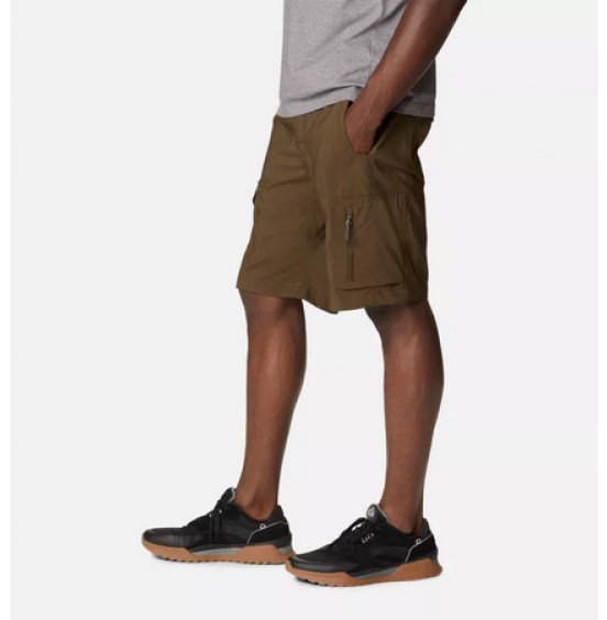 COLUMBIA SILVER RIDGE UTILITY CARGO SHORT OLIVE GREEN (2030744319)