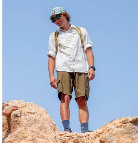 COLUMBIA SILVER RIDGE UTILITY CARGO SHORT ANCIENT FOSSIL (2030744271)