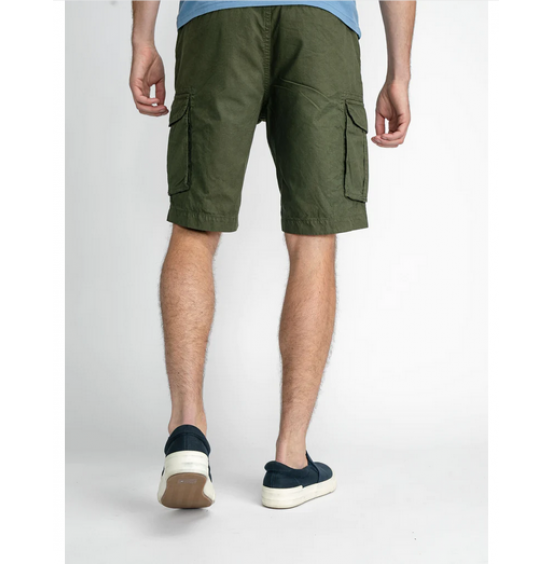 PETROL INDUSTRIES CARGO SHORTS WITH BELT DARK ARMY (M-1030-SHO539-6093)