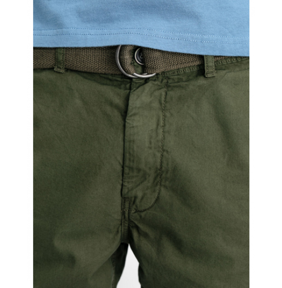 PETROL INDUSTRIES CARGO SHORTS WITH BELT DARK ARMY (M-1030-SHO539-6093)
