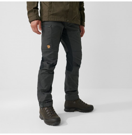 FJALLRAVEN KAIPAK TROUSERS  (86550 030-550) DARK GREY-BLACK