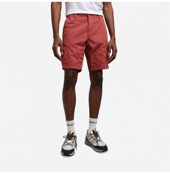 NAPAPIJRI N-NUS CARGO SHORTS RED MARSALA (NP0A4G5GRE61)