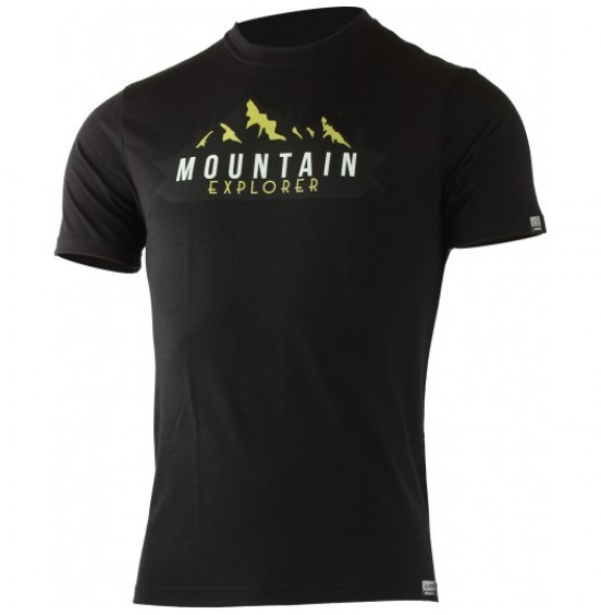 LASTING EXPLORER 9090 WOOLEN T-SHIRT-ΜΑΥΡΟ