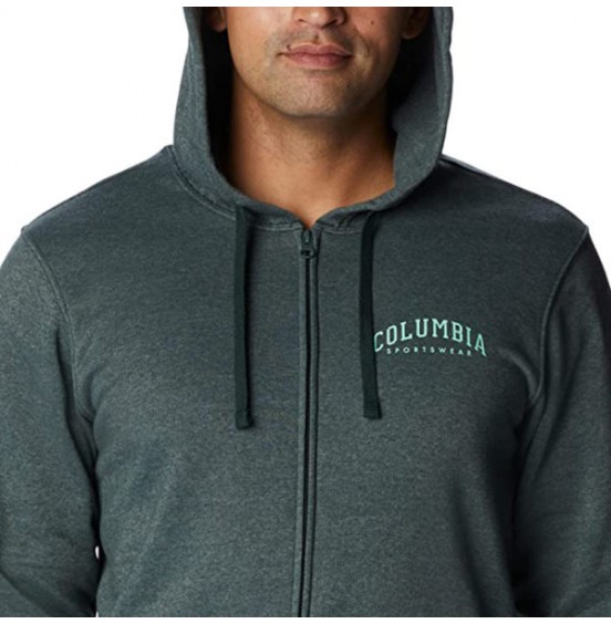 COLUMBIA TREK FULL ZIP HOODIE GREEN (1957891370)