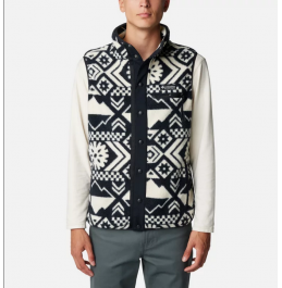 COLUMBIA HELVETIA VEST 2013715-012 BLACK/WHITE PRINT