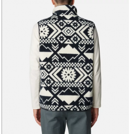 COLUMBIA HELVETIA VEST 2013715-012 BLACK/WHITE PRINT