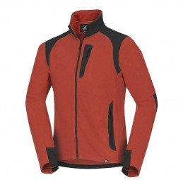 NORTHFINDER MEN'S FLEECE  POLARTEC MICRO 200 MINCOL TRIBEC REDBLACK (MI-3737PRO-SH 361)
