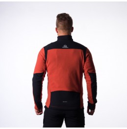 NORTHFINDER MEN'S FLEECE  POLARTEC MICRO 200 MINCOL TRIBEC REDBLACK (MI-3737PRO-SH 361)