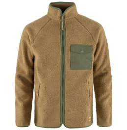FJALLRAVEN VARDAG PILE FLEECE M 84158-(232-625) Buckwheat Brown-Laurel Green