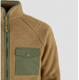 FJALLRAVEN VARDAG PILE FLEECE M 84158-(232-625) Buckwheat Brown-Laurel Green