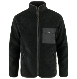 FJALLRAVEN VARDAG PILE FLEECE M 84158-550-030 Black-Dk.Grey ΜΑΥΡΟ