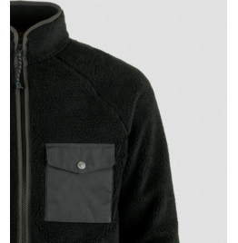 FJALLRAVEN VARDAG PILE FLEECE M 84158-550-030 Black-Dk.Grey ΜΑΥΡΟ