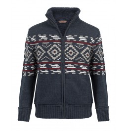 LIFE-LINE MART KNITTED MEN'S CARDIGAN NAVY (36843272 - 3002)