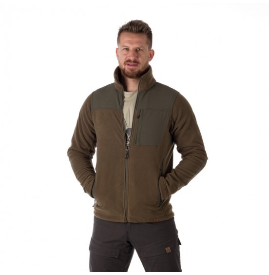 NORTHFINDER MAURICE MEN'S ADVENTURE FLEECE SWEATER TARMAC (MI-3745AD-373) TARMAC