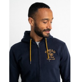 Petrol Industries Ανδρική Φούτερ Ζακέτα M-3020-SWH303-5107 Dark Saphire