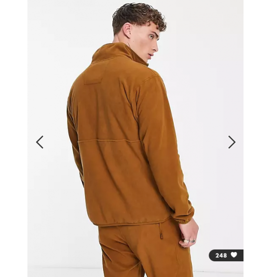 COLUMBIA BACK BOWL FLEECE LIGHTWEIGHT BROWN (1890764-235)