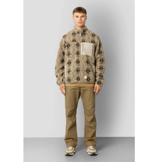 FAT MOOSE HUGH INKA FLEECE JACKET OFF WHITE INKA (FM2499)