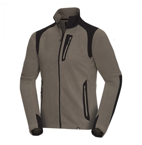 NORTHFINDER MEN'S FLEECE HOODIE POLARTEC MICRO 200 MINCOL TRIBEC GREENGRAY (MI-3737PRO-SH)