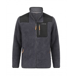 LIFE-LINE WILLIAM FLEECE MEN'S JACKET DARK GREY (62821715 - 1002)