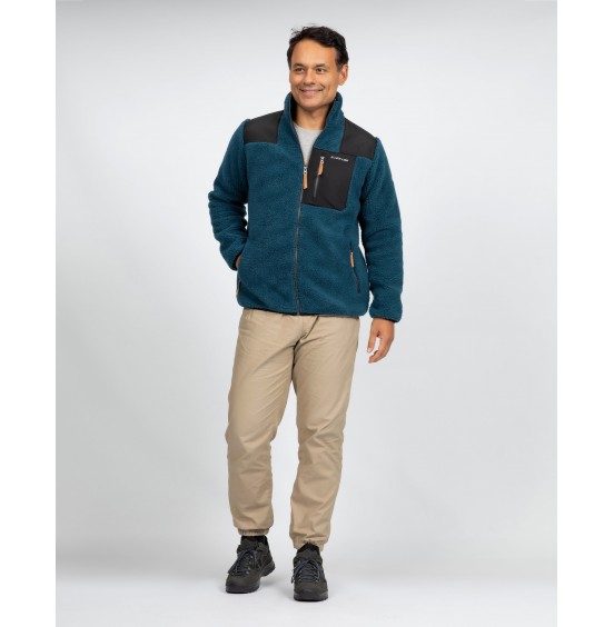 LIFE-LINE WILLIAM FLEECE MEN'S JACKET PETROL (62821715 - 3013)