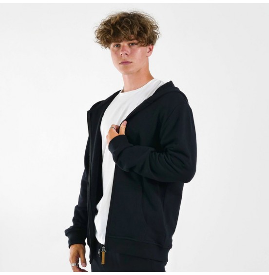 NORTHFINDER BRONKY MEN'S FULL ZIP SWEATSHIRT BLACK (MI-3706SP)