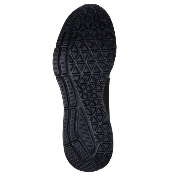 SKECHERS DEBOSS DURABUCK LACE UP SNEAKERS BLACK 183120- BBK