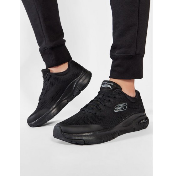 SKECHERS ARCH FIT ΑΝΤΡΙΚΑ SNESKERS BLACK 232040-BBK  