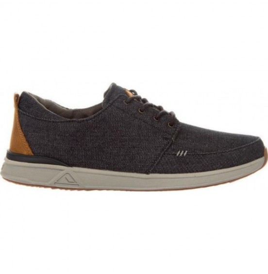 REEF ROVER LOW TX BLACK/DENIM SNEAKER (RF003595)