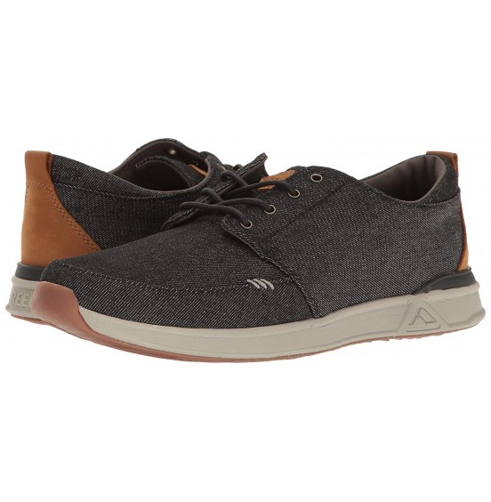 REEF ROVER LOW TX BLACK/DENIM SNEAKER (RF003595)