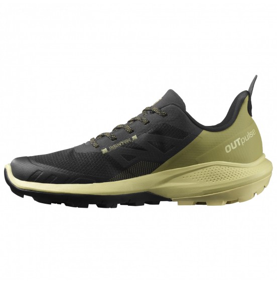 SALOMON OUTPULSE BLACK/LEEK GREEN/POPPY RED (415849)