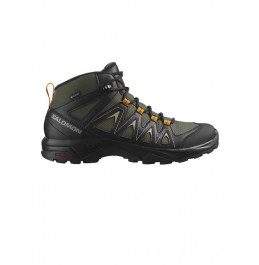 SALOMON X BRAZE MID GORE-TEX ΑΝΔΡΙΚΑ ΜΠΟΤΑΚΙΑ ΠΕΖΟΠΟΡΕΙΑΣ OLIVE NIGHT-BLACK 471810