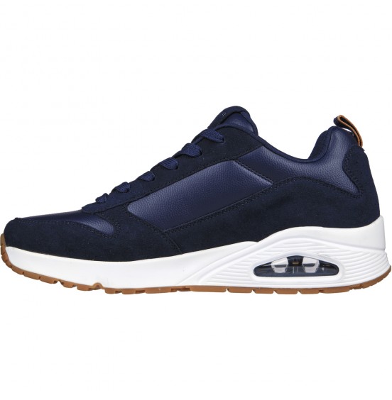 SKECHERS UNO STACRE ΑΝΤΡΙΚΑ SNEAKERS ΜΠΛΕ 52468-NVY