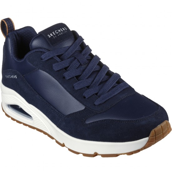 SKECHERS UNO STACRE ΑΝΤΡΙΚΑ SNEAKERS ΜΠΛΕ 52468-NVY