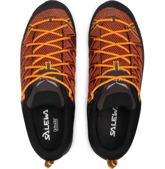 SALEWA MOUNTAIN TRAINER LITE OMBRE BLUE/CARROT MEN'S TREKKING SHOE (61363-3849) 