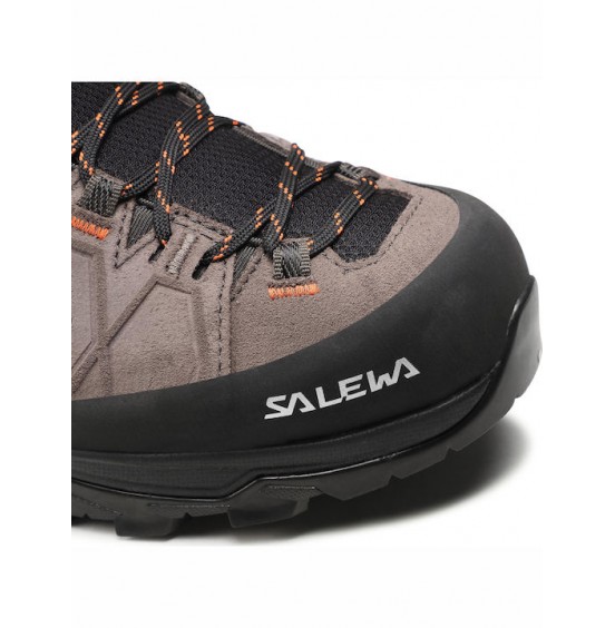 SALEWA MS ALP TRAINER 2 MID GTX MEN'S SHOES  WALLNUT/FLUO ORANGE (61382-7512)