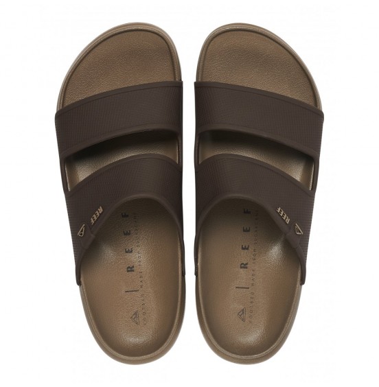 REEF OASIS DOUBLE UP BROWN TAN SANDAL (CJ0348)