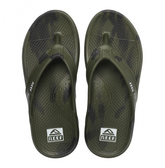 REEF OASIS OLIVE MARBLE SANDALS (CJ0354)
