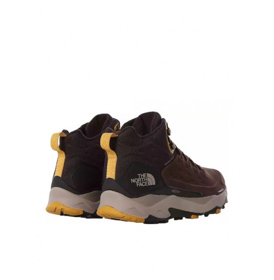 THE NORTH FACE VECTIV EXPLORIS MID FUTURELIGHT LEATHER DEEP BROWN/TNF BLACK (NF0A5G3913B)