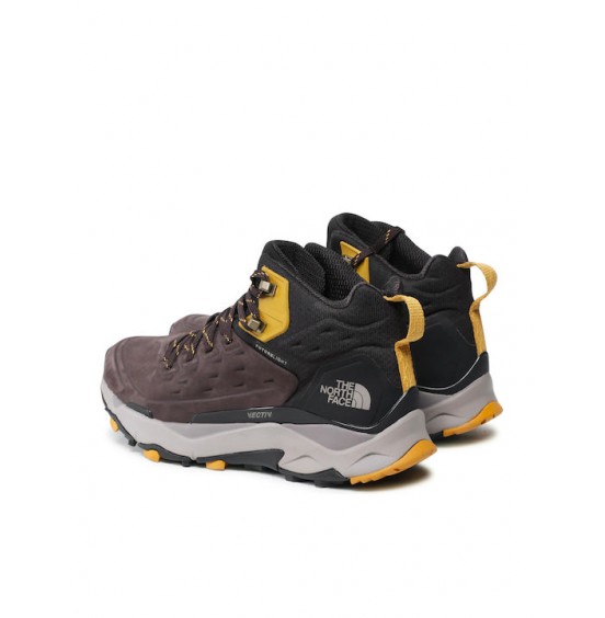 THE NORTH FACE VECTIV EXPLORIS MID FUTURELIGHT LEATHER DEEP BROWN/TNF BLACK (NF0A5G3913B)