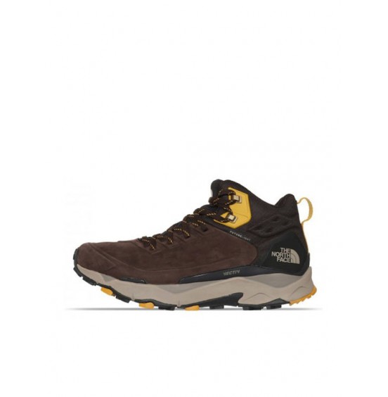 THE NORTH FACE VECTIV EXPLORIS MID FUTURELIGHT LEATHER DEEP BROWN/TNF BLACK (NF0A5G3913B)