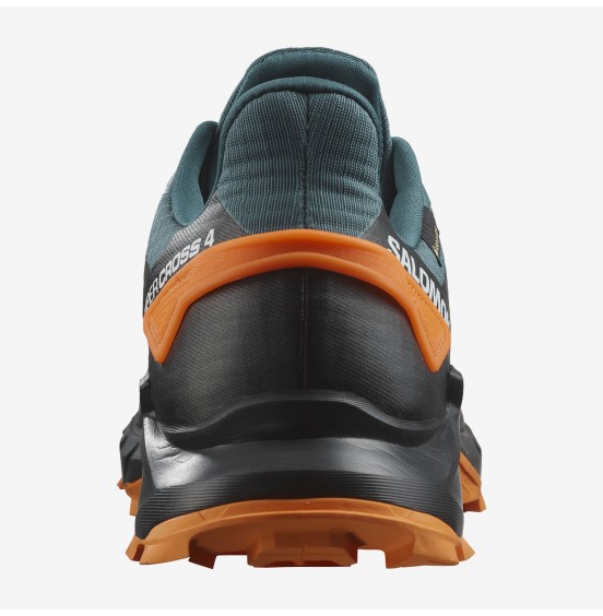SALOMON SUPERCROSS 4 GORE-TEX 471198 ΑΝΤΡΙΚΑ ΠΑΠΟΥΤΣΙΑ ΟΡΕΙΝΟΥ ΤΡΕΞΙΜΑΤΟΣ ΜΠΛΕ STARGAZER-ΜΑΥΡΟ-ΠΟΡΤΟΚΑΛΙ TURMARIC 