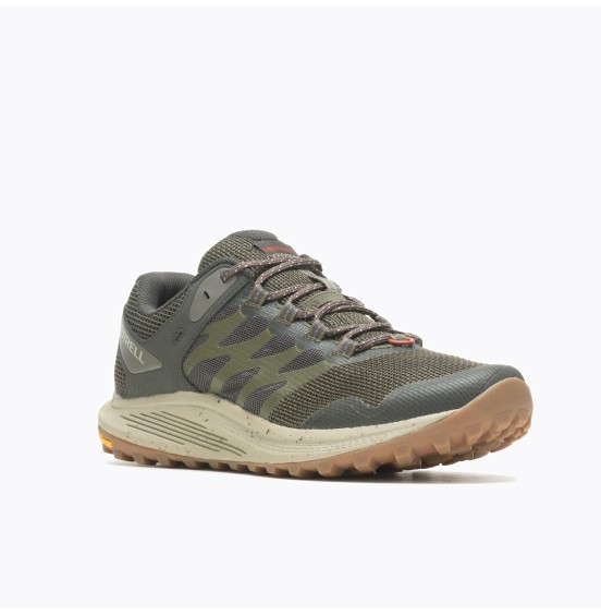 MERRELL NOVA 3 J067609 OLIVE ΑΝΤΡΙΚΟ ΠΑΠΟΥΤΣΙ TRAIL RUNNING